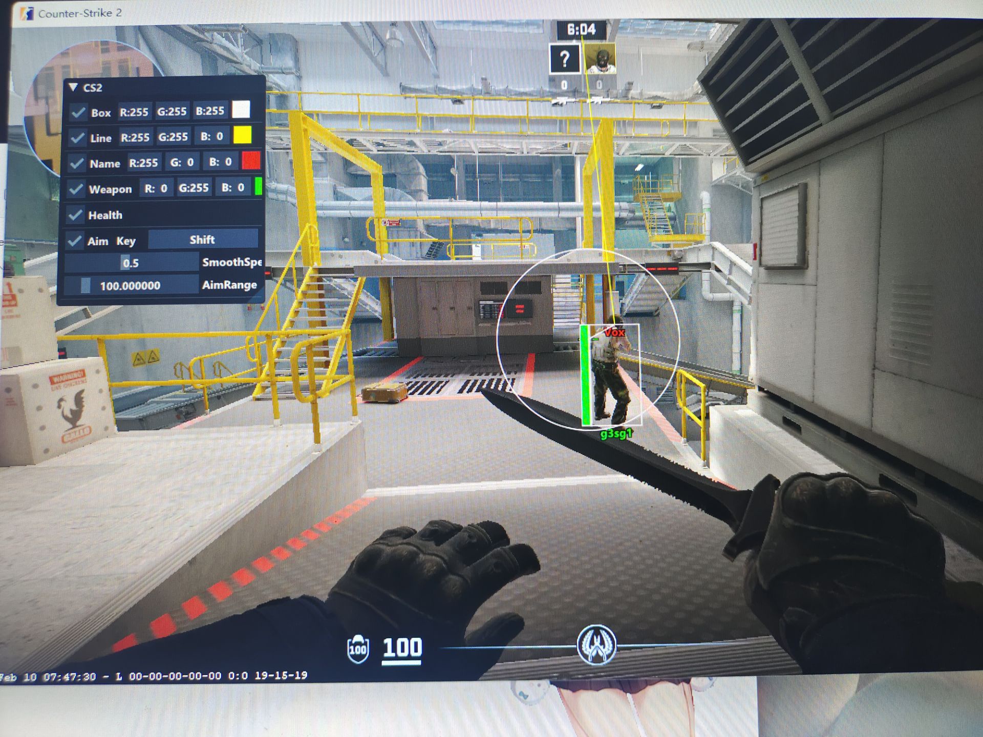 CS2·external支持5E官服方框自瞄辅助