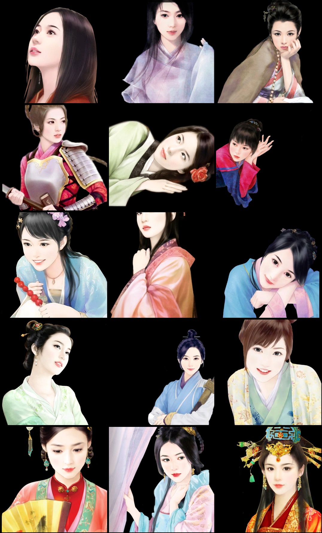 古风美女免抠2215p  0.9GB