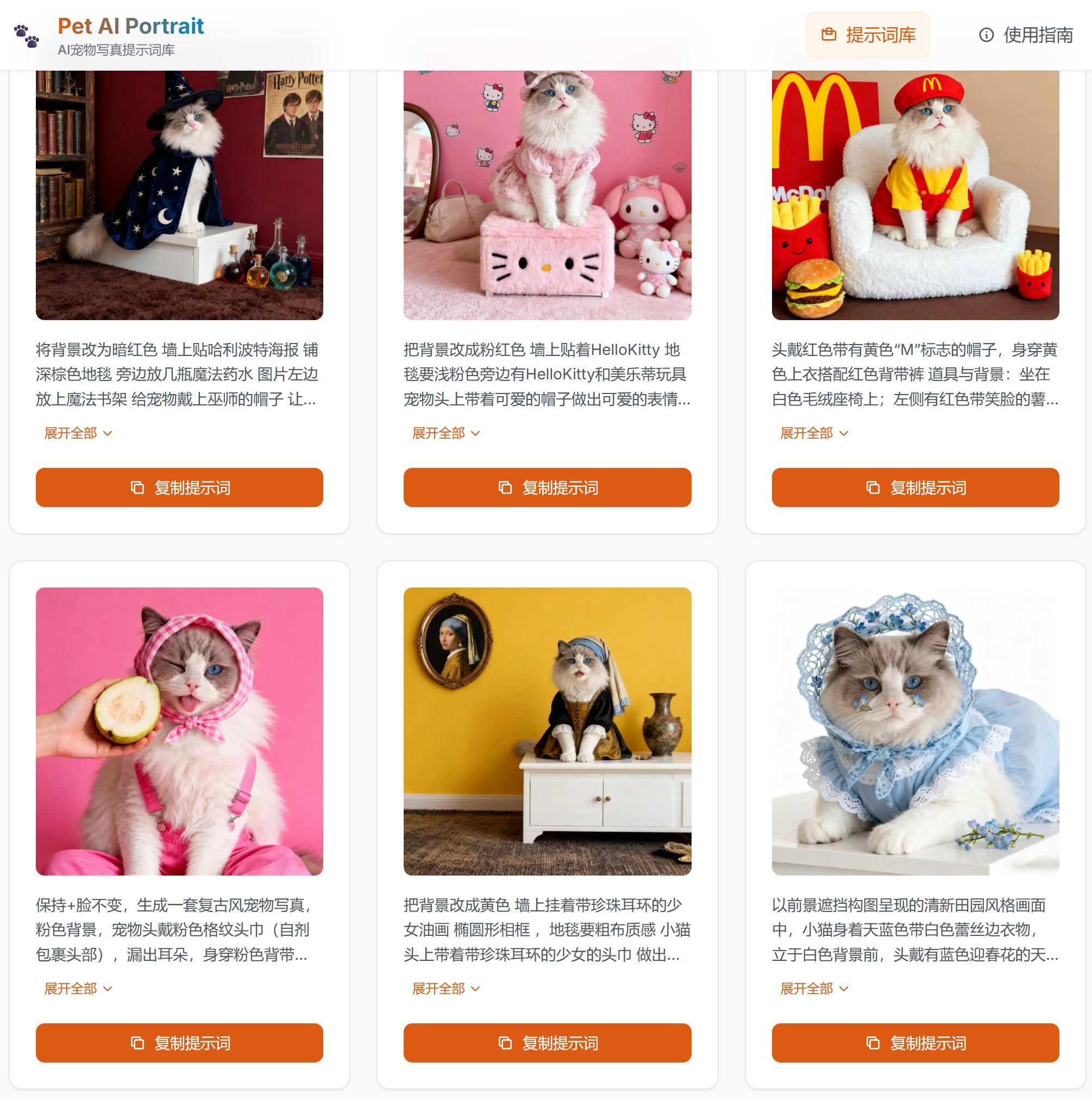 AI 宠物写真提示词库 (1).png