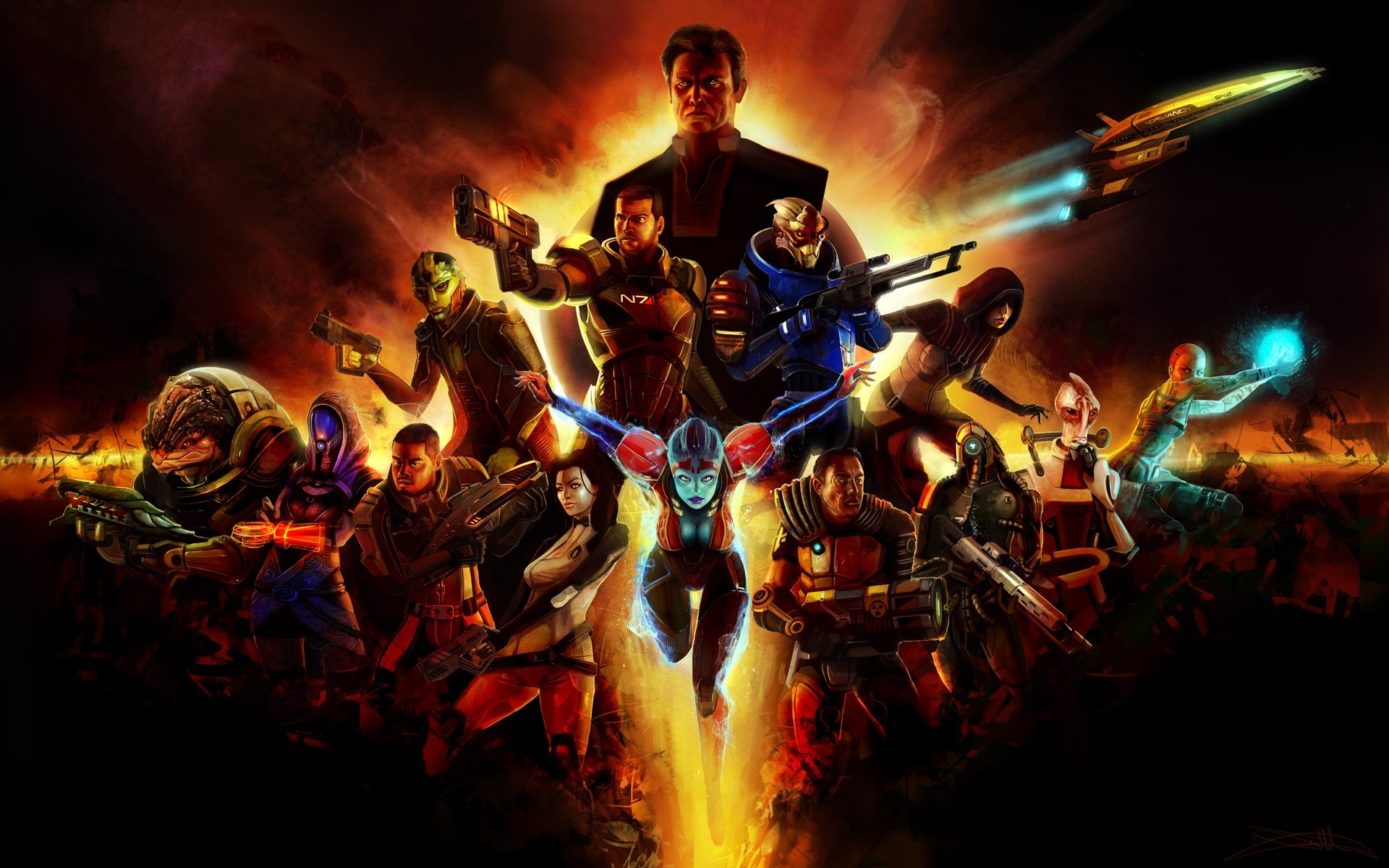 质量效应Wallpaper HD Mass Effect 2 By Il Re Dei Pirati 23p